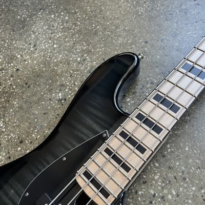 Mayones Jabba Classic 4 Flame Top 2022 - Trans Graphite Burst image 5
