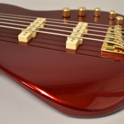 2022 Charvel Pro-Mod San Dimas 5-String Bass JJ V Candy Apple Red w/OHSC image 10
