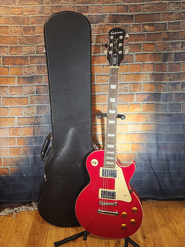 Epiphone 2014 Les Paul Standard Cherry Red image 1