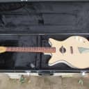 Mid 60's Danelectro Convertible White Electric Acoustic Guitar