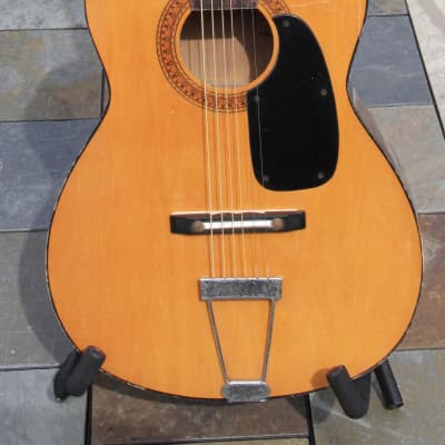 1968-1969 Sears Roebuck Parlor Guitar Model 306-12951100 Japan Goya Case image 1