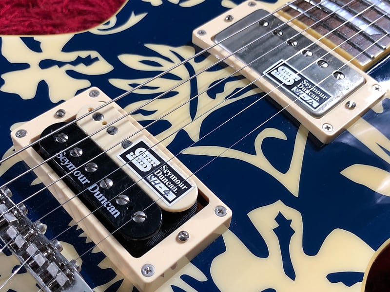 Edwards レスポール エレキギター 青 Hi-STANDARD 横山健 Edwards レスポール エレキギター 青 Hi-STANDARD 横山健