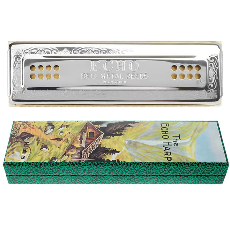 Hohner 2x48 CG Echo Harp Tremolo Harmonica Key of C & G 2010s Reverb