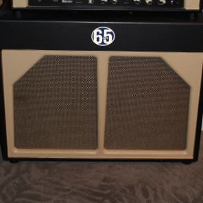 65 AMPS Monterey Head & 2x12 Cabinet  Black Tolex image 1