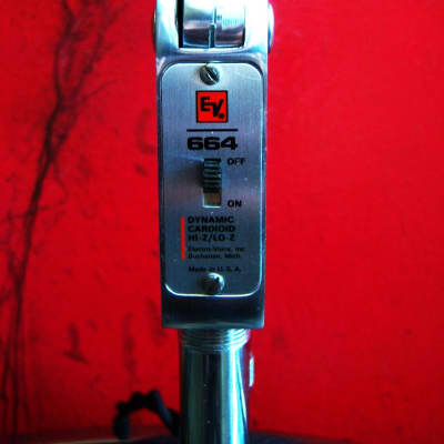 Vintage 1960's Electro-Voice 664 Cardioid Dynamic Microphone mod LED light lamp # 2 image 5