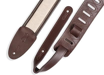 Levy's Leathers MHG2-DBR Hemp Traditional 2.5 in. Guitar Strap - Dark Brown image 1