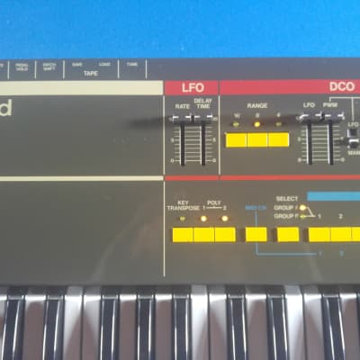 Roland Juno-106 61-Key Programmable Polyphonic Synthesizer 1984 - 1985 - Black image 6