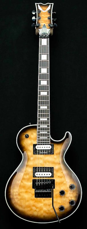 Dean Guitars Thoroughbred - Select - Quilt Maple - Floyd Rose - Natural Black Burst #2 2023 - Gloss image 1