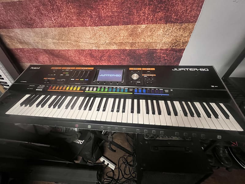 Roland Jupiter 80 76 Key Synthesizer Gator Hard Shell Travel Case Excellent Condition