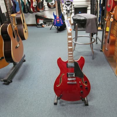 Ibanez Artcore AS73 Semi-Hollow Electric Guitar - Transparent Cherry Red image 4