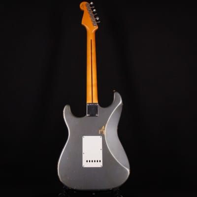 Fender Custom Shop Masterbuilt Todd Krause 1957 / 57 Stratocaster Relic Charcoal Frost Metallic 2023 (R130367) image 5