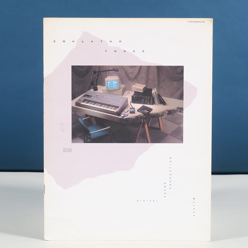 E-MU Systems Emulator III sampler original brochure image 1