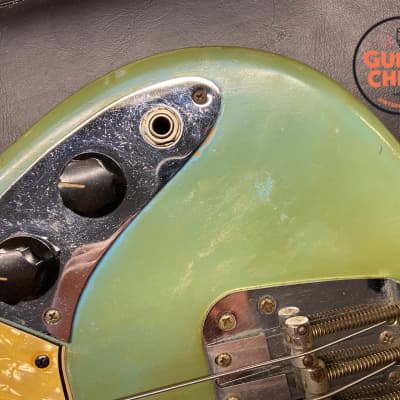 1967 Fender Mustang Bass Daphne Blue image 17