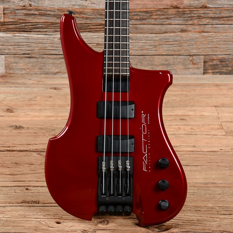 Kubicki Ex Factor Bass Red 1980s