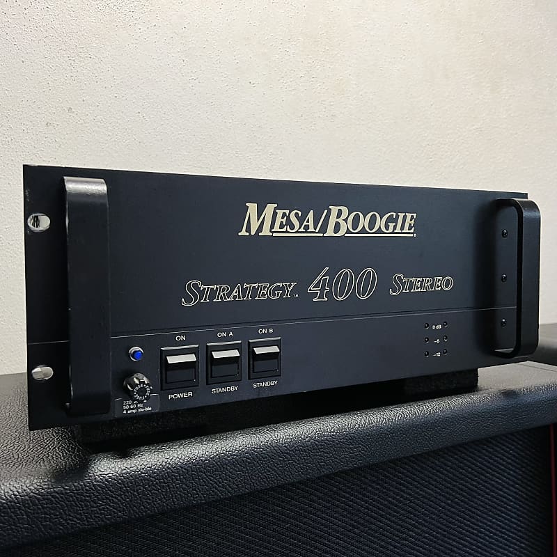 Mesa Boogie Strategy 400 2-Channel 200-Watt Power Amplifier