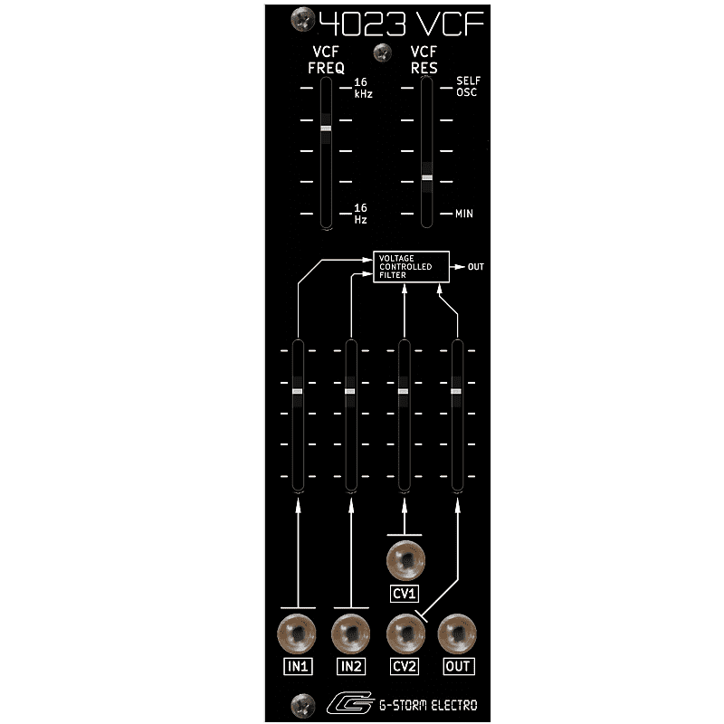 G-Storm Electro 4023 VCF BLACK ARP Odyssey MK-I Filter Adaptation image 1
