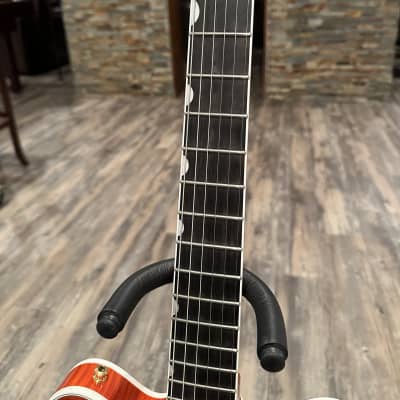 Gretsch G6620TFM Players Edition Nashville Center Block with Flame Maple Top 2017 - Present - Orange Stain image 14