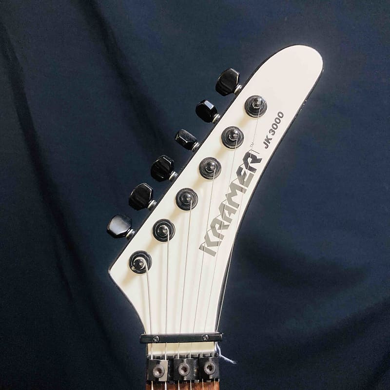 Kramer JK3000 1980's White Made in Japan Vintage w/Gig bag
