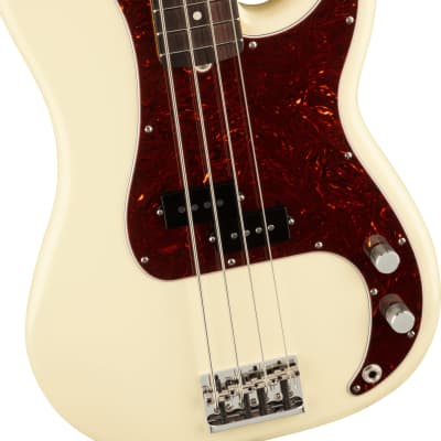 Fender American Professional II Precision Bass Rosewood Fingerboard - Olympic White-Olympic White image 4