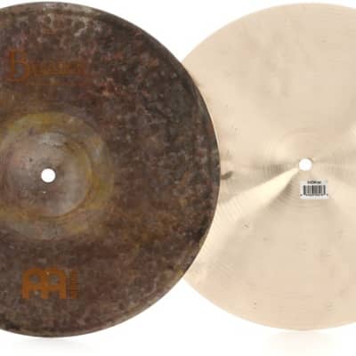 Meinl Cymbals 14 inch Byzance Extra Dry Medium Hi-hat Cymbals image 1