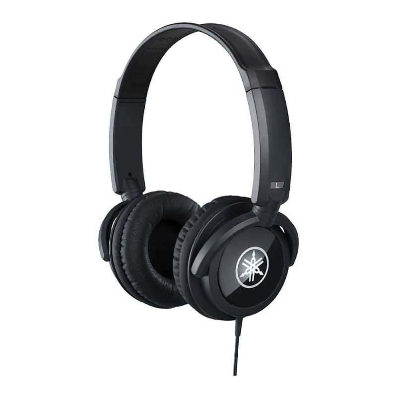 Yamaha HPH-100B Comfortable Dynamic Closed Back Headphones Black  			