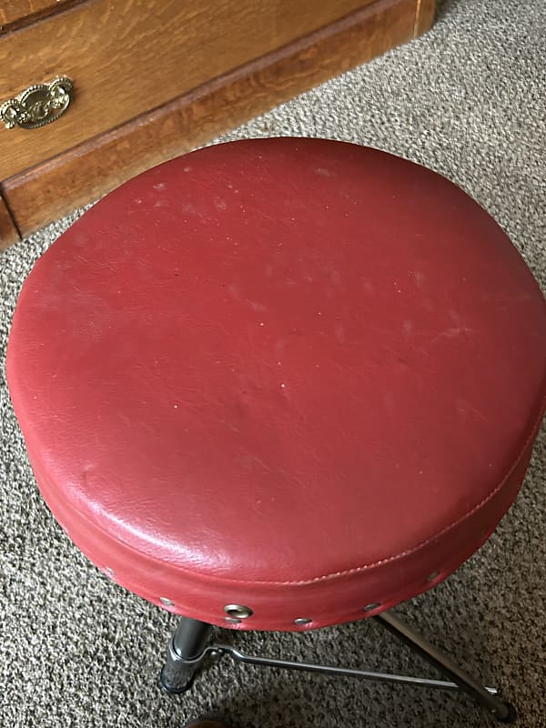 Premier Drum throne vintage 70’s Red top Reverb