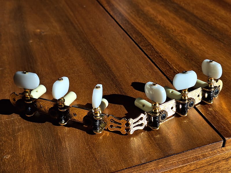 Cordoba Gold and Pearl Tuning Machines 2010s Reverb