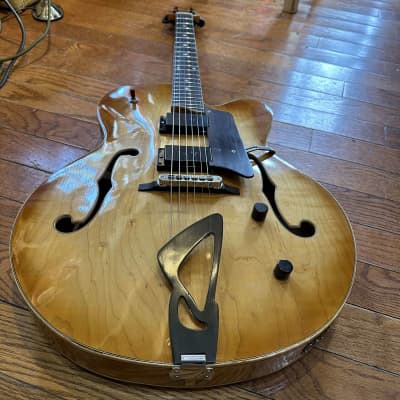 Bill Mitchell Archtop 80's - Natural Amber Burst image 4