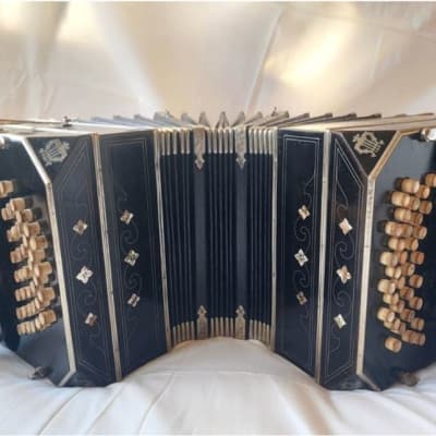 Alfred Arnold Bandoneon Zinc Plates 1930's - 3/4 | Reverb