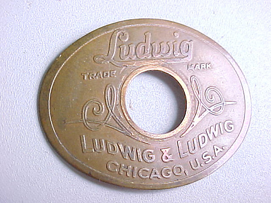 Vintage Ludwig Ludwig Oval Drum Badge 1920 s Reverb Brazil