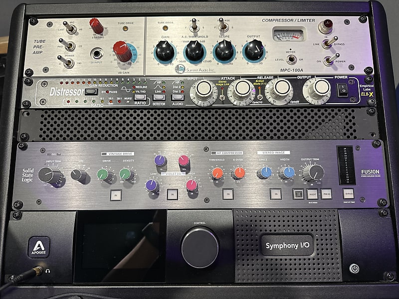 Solid State Logic Fusion Stereo Analogue Color Master Processor 2018 - Present - Grey image 1