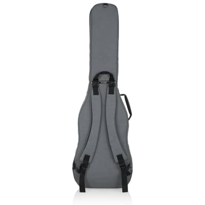 Gator Cases Transit Bass Guitar Travel Carry Padded Protective Gig Bag Grey image 2