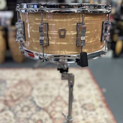 LUDWIG LS403XXAO 6.5X14 CLASSIC MAPLE SNARE DRUM AGED ONYX image 1