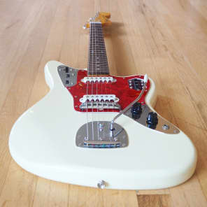 1994 Fender Jaguar '62 Vintage RI Electric Guitar JG66 Olympic White Japan MIJ image 9