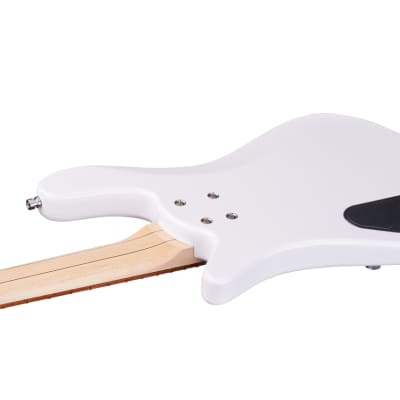 Warwick RockBass Streamer LX-4 String Electric Bass - Solid White High Polish image 5
