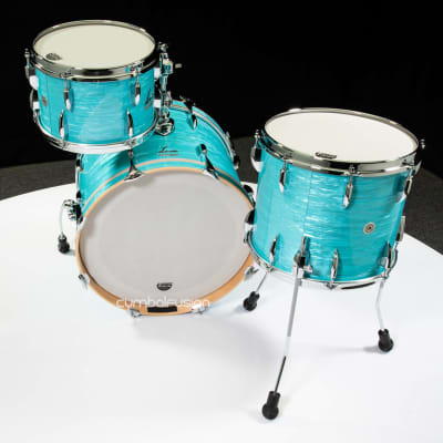 Sonor Vintage Series 3pc 12/14/20 - California Blue with Mount image 3