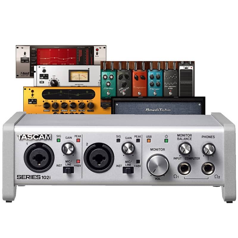 TASCAM SERIES 102i USB / Optical / MIDI 10x2 Digital Audio