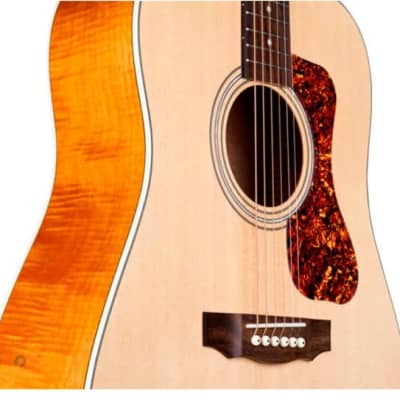Guild Westerly Collection D-240E Limited Flamed Mahogany Natural, Brand New image 3
