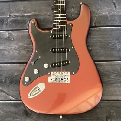 Left Handed Squier Stratocaster Copper Flip Flop AAA Flamed Maple Neck image 7