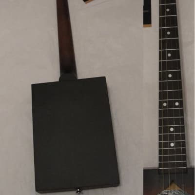 James Neligan CASK FIRKIN 4 string Acoustic Cigar Box Guitar with Gig Bag   2 Tone Satin Sunburs image 3