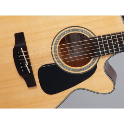 Takamine G Series GF30CE NAT FXC 6-String Right-Handed Cutaway Acoustic-Electric Guitar with 12-Inch Radius Ovangkol Fingerboard, Takamine TP-4TD Preamp System, and Synthetic Bone Nut (Natural) image 6