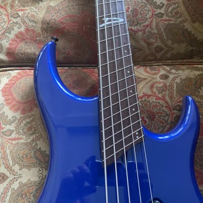 Dingwall Lee Sklar Signature 5 String Bass 2015 Candy Blueberry Gloss image 2
