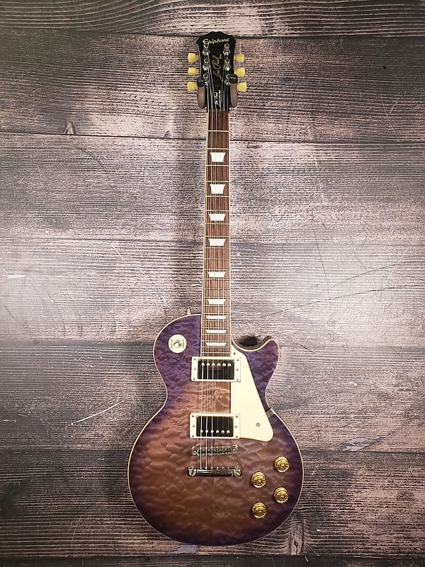 Epiphone Les Paul Standard Pro Quilt Top Electric Guitar Reverb