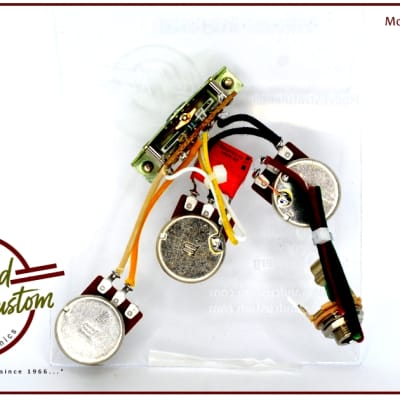 Hoagland Custom Handcrafted "Blender" Style Stratocaster Wiring for 3 single coils - with OD Cap image 2
