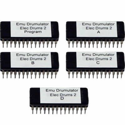 Emu E-Mu Drumulator Digidrums Electronic Drums 2 EPROM sound expansion bank Rom