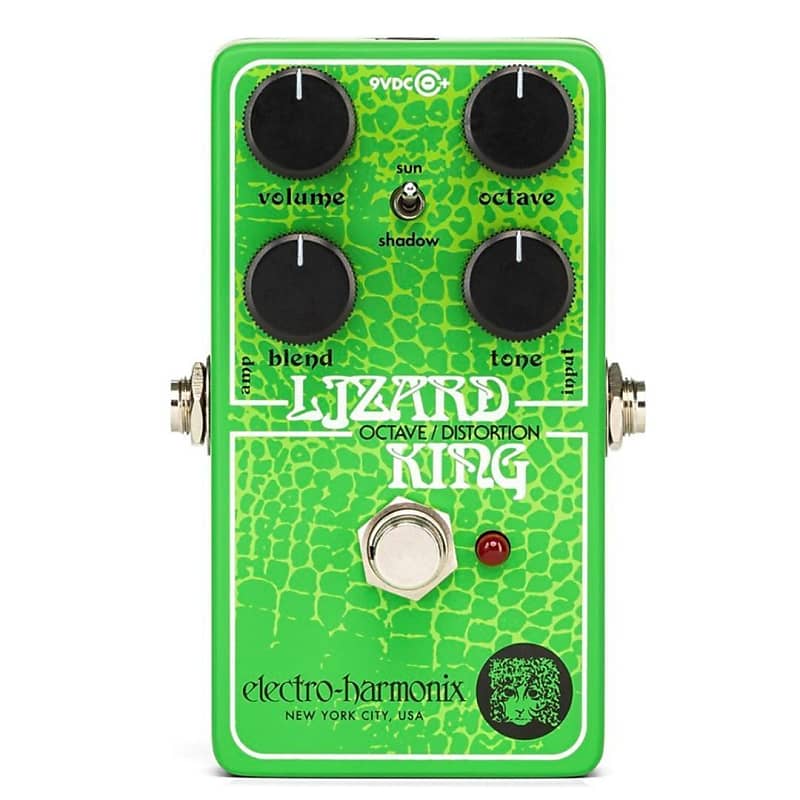 Electro-Harmonix Lizard King Octave Fuzz Pedal for Bass with 