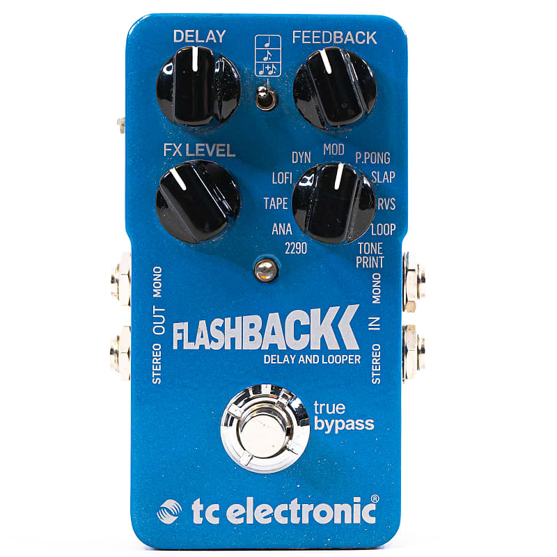 TC Electronic FlashBack Delay and Looper Guitar Effect Pedal image 1