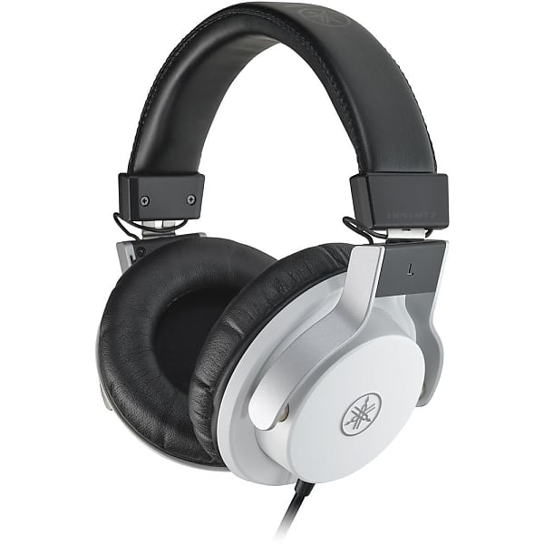 Yamaha HPH-MT5W Studio Monitor Headphones (White)  			