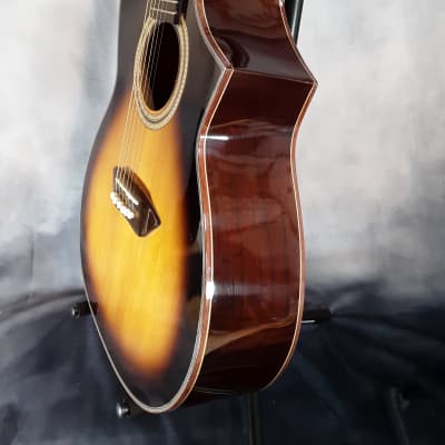 Duc Ngan Custom Made Acoustic Electric Dreadnought Guitar 2006 Natural image 4