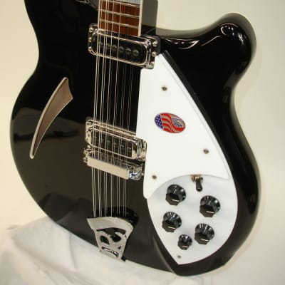 Rickenbacker 360/12 12-String Semi-Hollow Body Electric Guitar - Jetglo image 4